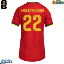 Belgia Alexis Saelemaekers #22 Hjemmedrakt Dame VM 2026 Kortermet